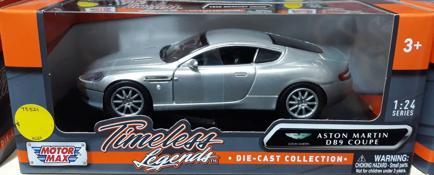 Motor Max 1:24th scale Diecast – Aston Martin DB9 – 73321 – Mr Models