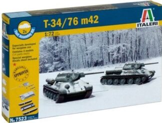 Italeri 1:72nd scale Figures - T-34/76 M42 (Includes 2 Models) - 7523