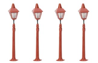 Hornby Buildings - Skaledale 00 Gauge Station Lamps x 4 - #R8673
