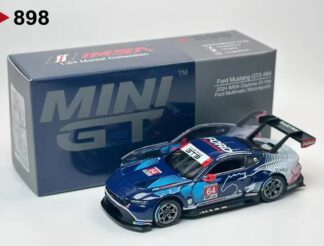 Mini GT 1:64th scale Diecast - Ford Mustang GT3 #64 Ford Multimatic Motorsports 2024 IMSA Daytona 24 Hrs - MGT898