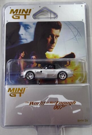 Mini GT 1:64th scale Diecast - BMW Z8 "The World Is Not Enough" / English Blister Packaging - MGT906