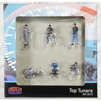 American Diorama 1:64th scale figures - Figure Set: Top Tuners - AD2412