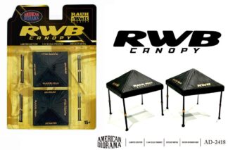 American Diorama 1:64th scale Canopy - RWB Canopy Set (Set of 2 canopies) - AD2418