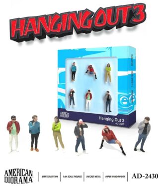 American Diorama 1:64th scale figures - Figure Set: Hanging Out 3 (Includes 6 Figurines) - AD2430