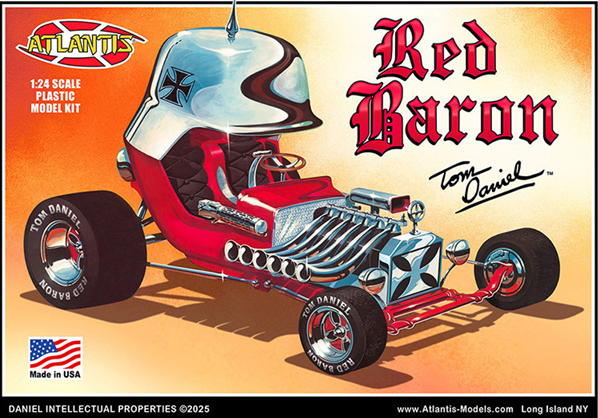 Atlantis 1:24th Vehicle - Tom Daniel Red Baron Show Rod with Trading Card - 6740