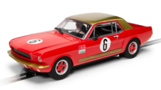 Scalextric 1:32nd scale slot car - Ford Mustang - Alan Mann Racing - Henry Mann & Steve Soper  - #4339