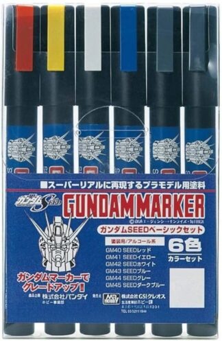 Gundam Paint Markers -  Zoom Gundam SEED Basic Set - GMS109