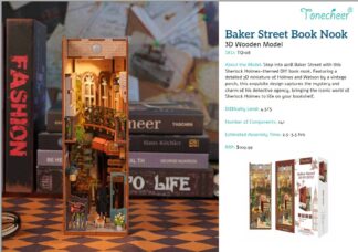 Tonecheer 3D Plywood Models - Baker Street Scene - #TQ108