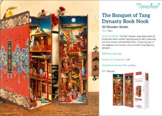 Tonecheer 3D Plywood Models - The Banquet of Tang Dynasty - #TQ111