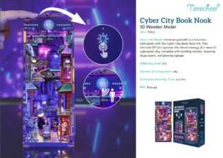 Tonecheer 3D Plywood Models - Cyber City - #TQ131