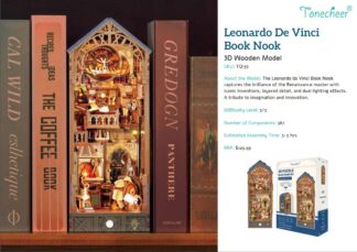 Tonecheer 3D Plywood Models - Leonardo Da Vinci - #TQ135