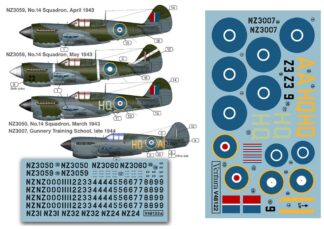 Ventura 1:48th scale Decals - USAAF Prototypes. P-36 & P-40. “Wright Field” arrows - V48122