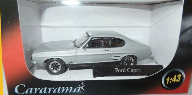 Cararama 1:43rd scale – Ford Capri Mk1 silver fox – CR041 – Mr Models