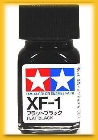 Tamiya Enamel XF1 Flat Black